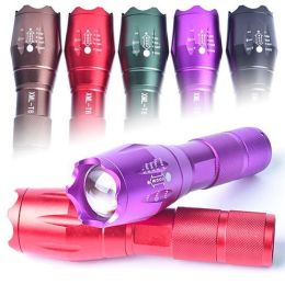 Grab-N-Go Zoomable Focusing Flashlight In 5 Colors - Purple