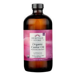 Heritage Store Herit Castor Oil - 16 fl oz - 1398734