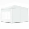 10 x 10 Feet Outdoor Side Walls Canopy Tent - White