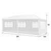 Outdoor Activities Waterproof And Sun-Proof 10 x 20 Feet Canopy Tent  - White #1 - Canopies & Gazebos