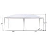 US Stock 3 x 6m Four Sides Waterproof Tent with Spiral Tubes White - 3M