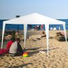 10 x 10 Feet Outdoor Side Walls Canopy Tent - White